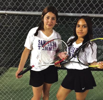 Brenda Aguirre &amp;amp; Daisy Macias - Fourth Place in 8th Grade Girls Doubles