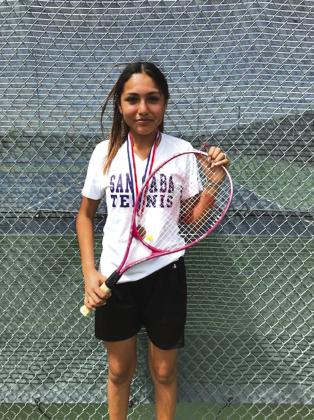 Perla Gil-Vega 3rd Place 8th Grade Girls Singles