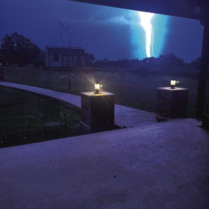 Photo by Kaitlyn Faith Jacobs at 208 Westview Terrace over Chase Pecan in San Saba, Texas.