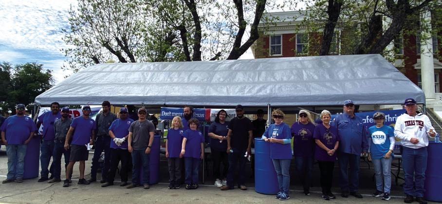 This is the group of wonderful volunteers who sacrificed their time to participate in the city-wide cleanup on Saturday, April 13th.