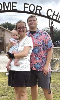 David, Dana, and little Silas Roache