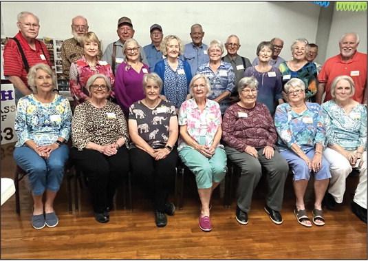 San Saba High School Class of 1963 met Saturday, September 16, 2023, to celebrate their 60th class reunion. Twenty-two graduates and school friends plus their spouses and guests enjoyed lunch at Pepperbelly's Restaurant. At a short business meeting led by Tommy Behrens, Class of 63 Vice President, it was decided that our 61st reunion would be held October 5, 2024, hosted by Jerry and Shelia Christian. Everyone enjoyed the food and fellowship as well as the blessing of rain that Saturday morning!