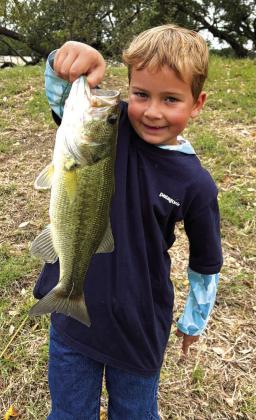 Yes, 5-year-old Ryder Summrs caught this large mouth bass at the Lockett 4L Ranch! The bass was 4 lbs and was caught April 4th. Ryder was fishing with his brother, Everett; his parents, Lauren and Michael Summers; and grandparents, Marsha and David Lockett. Ryder was the fishing champion that day! Courtesy of Marsha Mayfield Lockett