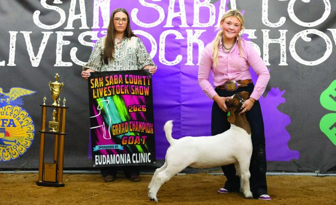 Grand Champion Market Goat - Bryli Edmondson