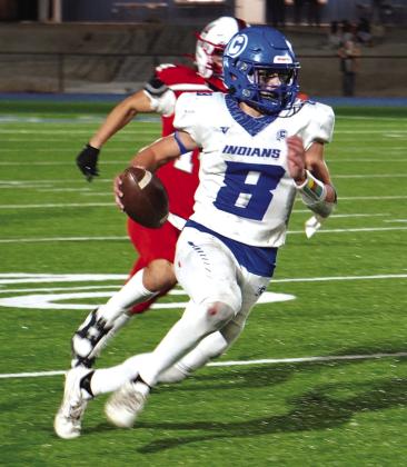 Senior Joel Valdez in the game against Oglesby Courtesy of Valerie Valdez