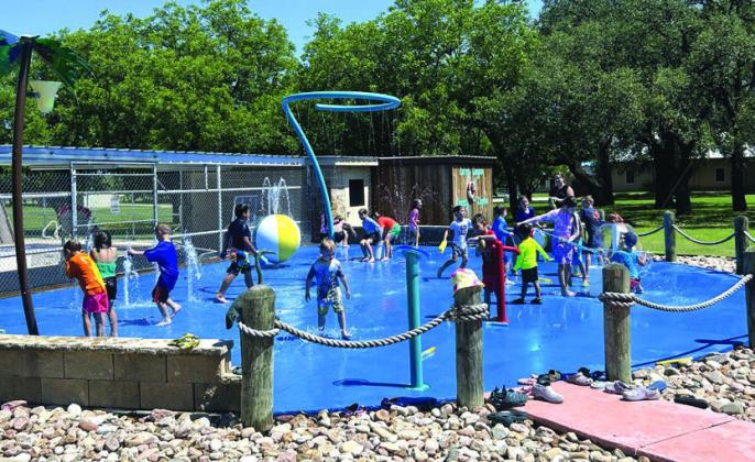 Splash Pad fun at Cherokeee Home for Children Courtesy of Janice Hull