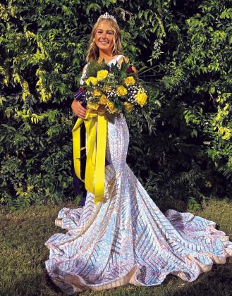 Senior Josie Oliver is named 2025 Homecoming queen for San Saba High School. More Homecoming photos on the Back Page. Courtesy of San Saba All Sports Booster Page