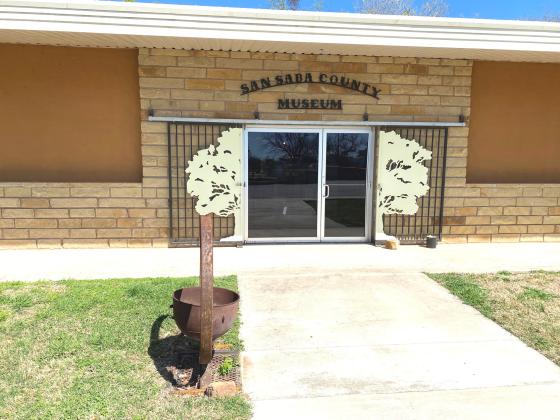 The San Saba County Museum to open this Saturday, April 1st