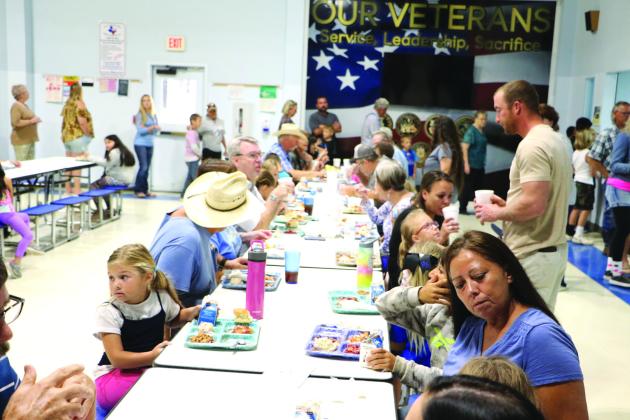 Grandparents Day was Sunday, September 11th, but grandparents were honored with an early luncheon with their grandkids on Friday, September 9th, at Richland Springs ISD.