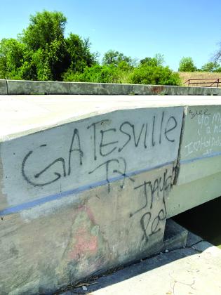 Graffiti at Maxwell Crossing