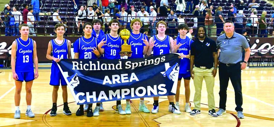 Richland Springs Coyotes win Area