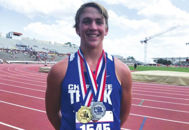 Joey Bond placed 1st in discus and 2nd in the shot put.