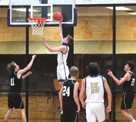 San Saba Dillos and Lady Dillos show off their BB shooting skills in hoop action last week