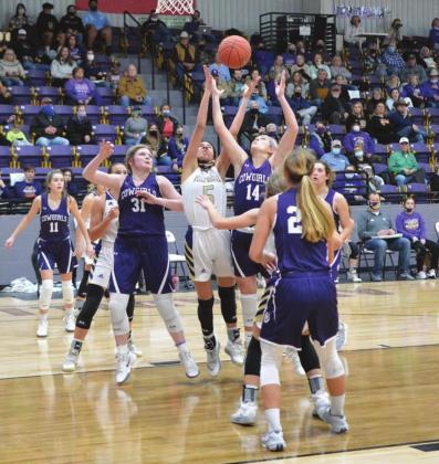 San Saba Dillos and Lady Dillos show off their BB shooting skills in hoop action last week