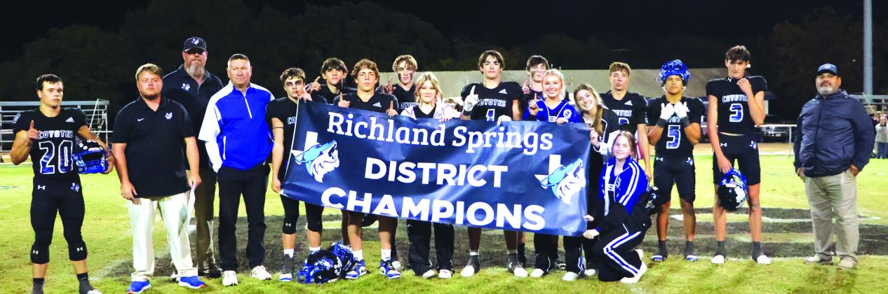 Richland Springs 2024 District Champs ~~ Courtesy of Pam Starr