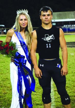 Rylie Eckert and Gage Behrens Football Sweetheart and Beau
