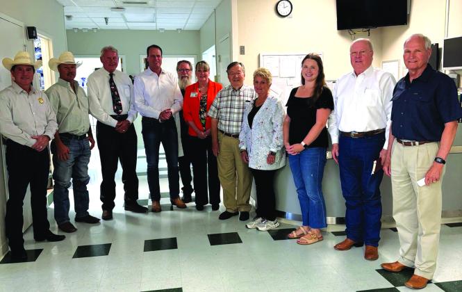 August Pfluger visits Llano Regional Hospital