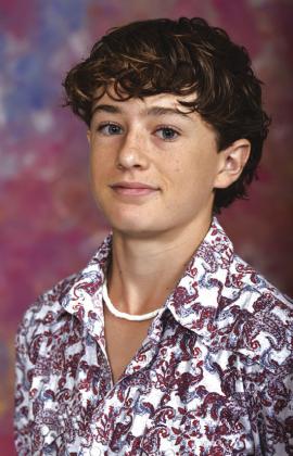 Robert Sawyer achieved a First Generation Recognition Award from the College Board National Recognition Program. Courtesy of Cherokee Yearbook