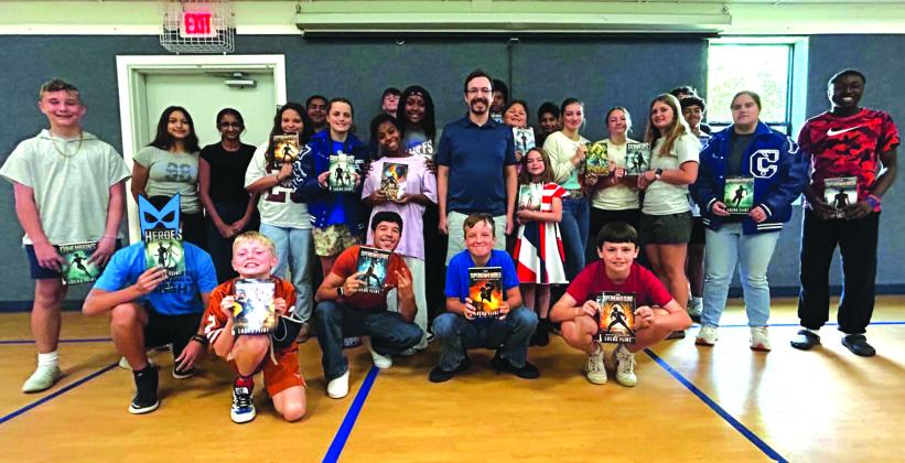 Timothy Cerepaka, AKA Lucas Flint, visited the CHC kids last week.