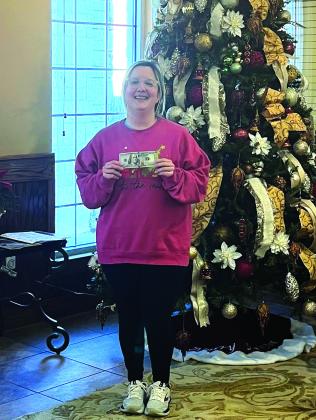 Christina Kelly - $100 cash winner