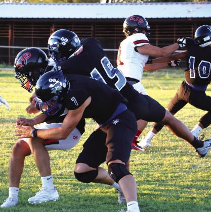 #7 Eli Hutchins; #19 Shawn Wall; #10 Ian McKinnerney