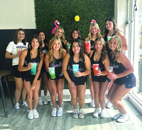 The San Saba Cheerleaders were treated to a delicious energy boost at The Daily Mix! Courtesy of Dee George of The Daily Mix