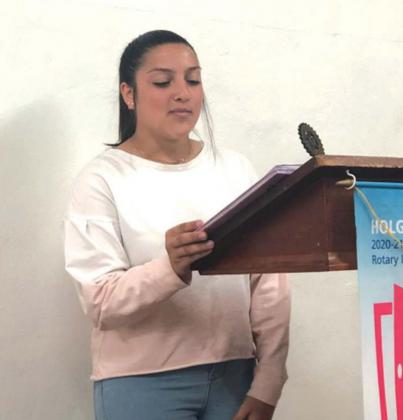 Abigail Jimenez, the Student of the Month