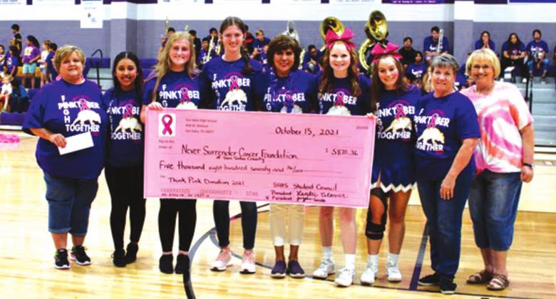 The San Saba High School Student Council