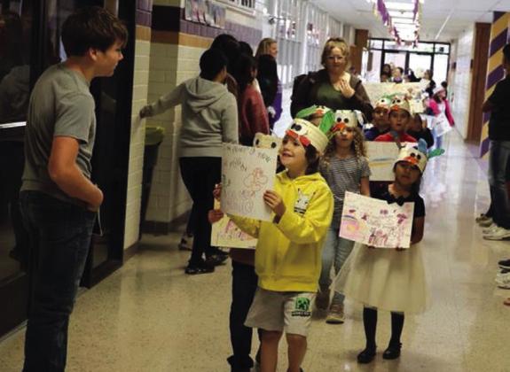 A group of Kindergarteners