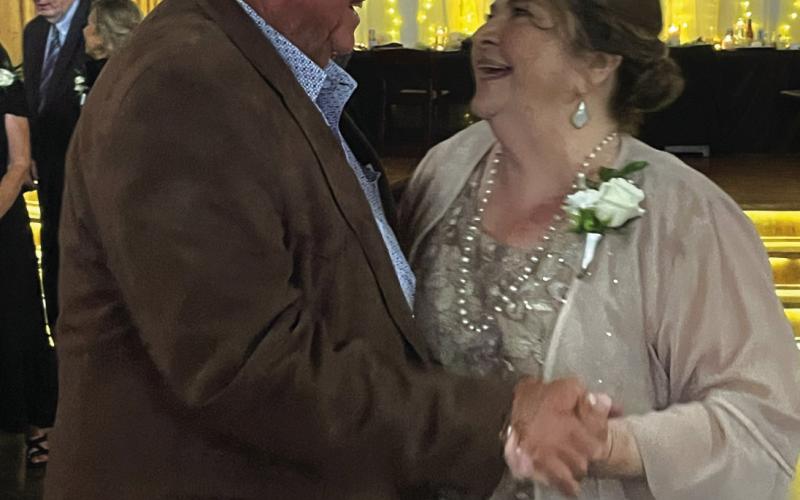 This photo was taken on May 25, 2024, at their granddaugher's wedding.