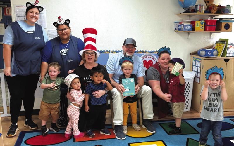 San Saba County Judge Jody Fauley took a nice break from the elections to read with these awesome young kids at Head Start. He said it was a privilege given to him by Hill Country Community Action Association, Inc.