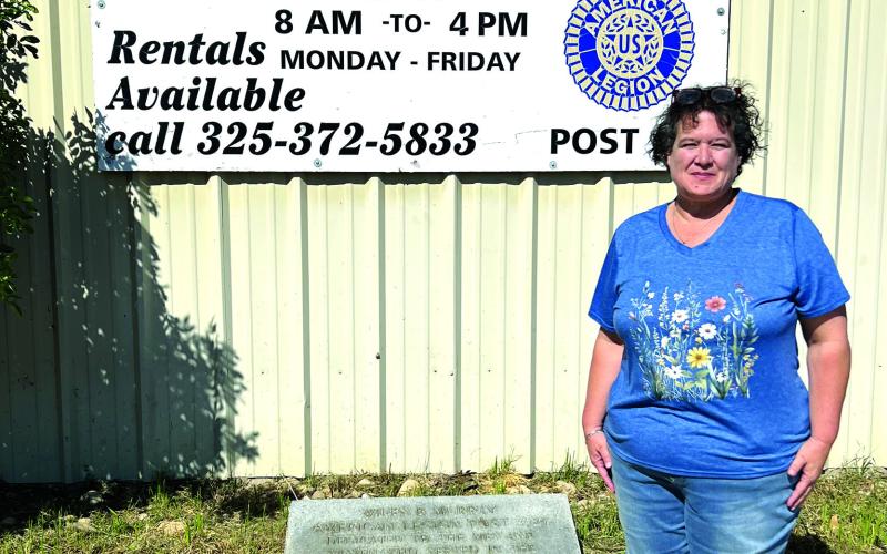 Karry Amstead is the new director of the San Saba Senior Center. The Senior Center, located at 705 W. Storey, provides low-cost daily meals, activities, arts and crafts and Bingo for citizens over the age of 60. The Senior Center also provides rental space for different events. For more information or for volunteer opportunities, contact Karry at 325-372-5833 or kamstead@hccaa.com.