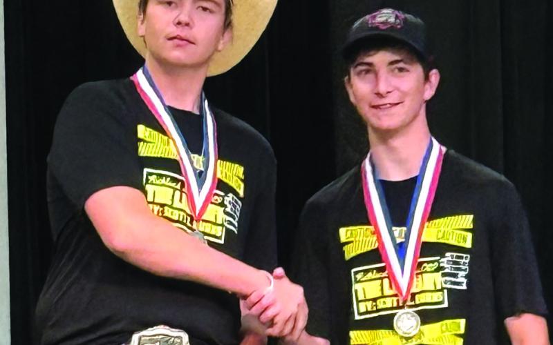 Pictured at right: Dalton Moats and Jaspur Farris- Honorable Mention All-Star Cast Photos by Pam Starr