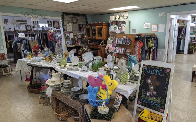 Here is what the store looks like as you walk inside the door. They have other exciting new things going on at the store like security cameras going up inside and out, as well as a new locking door on our fitting room. ♥️ Photo courtesy of Amanda Brand