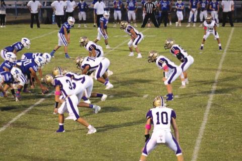 San Saba Dillo defensive line in action!
