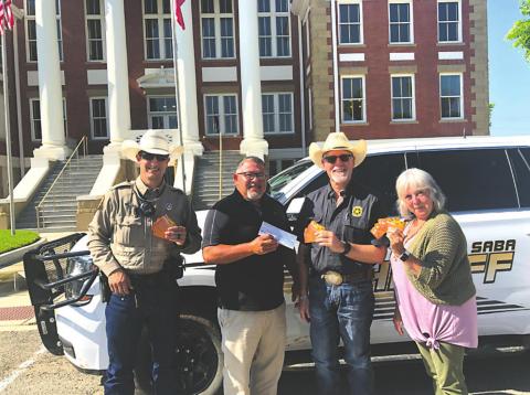 Pictured (left to right) are Kyle Maizer, Ramiro Cisneroz, Dwayne Shaw and Janet Hoyt.