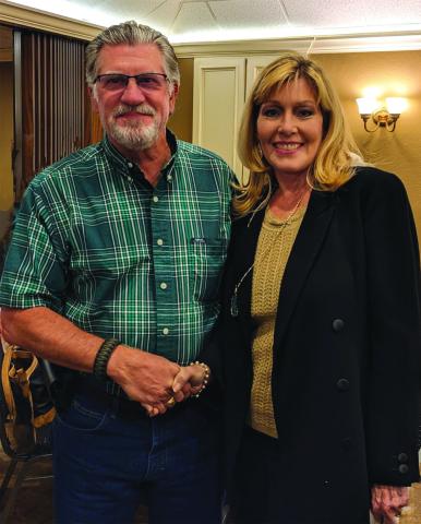 Jeff Carlson (San Saba County Republican Party Chairman and Mrs. Kerri Kingsbery (Candidate for State Representative of District 68)