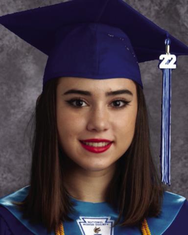 Brissa Baugh as Cherokee graduate in 2022
