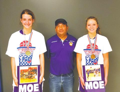Pictured left to right is Kelton Wright, Program Director/Coach Oscar Zepeda and Jenna Lambert.