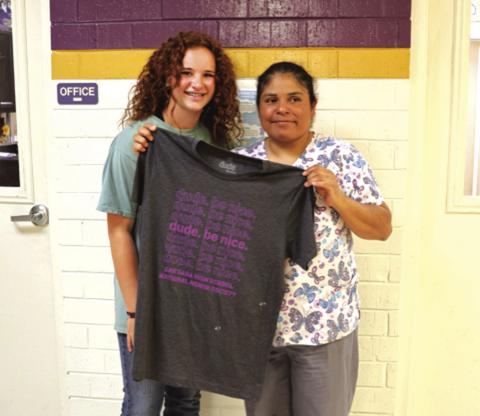 Libby Mays and Mrs. Rosa