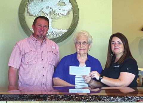Deryl Hoyt, Jr. (Chamber Director &amp; 4th of July Fireworks Celebration event planner), Joan Van Gorp (Trade Days Organizer), and Myia Stewardson (Chamber Director).