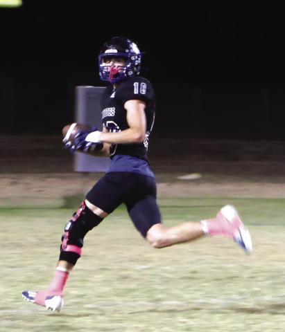 Richland Springs Player Highlight: Jayden Sutherland #10 Offense: 3 Catches for 64 yds.; 2 TDs; 5/6 PATs. Defense: 2 Defensive Pass Break Ups and Fumble Recovery
