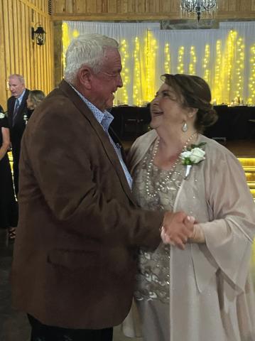 This photo was taken on May 25, 2024, at their granddaugher's wedding.