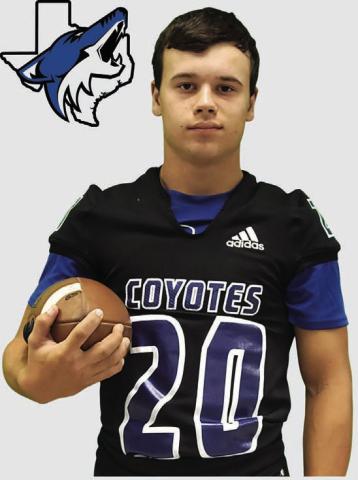 RSISD Junior Gage Behrens - #20 - scored three Touchdowns in the win over Burkesville Friday night.