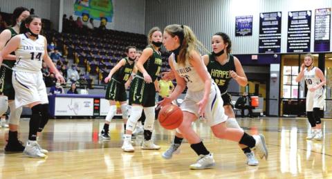 San Saba County Basketball Action
