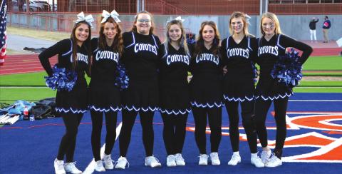 Richland Springs cheerleaders
