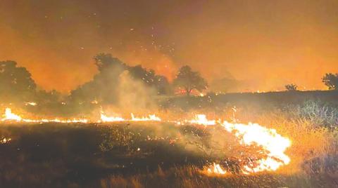 4K Ranch fires continue to rage; county and area VFDs fearlessly fight to bring this monster under control!