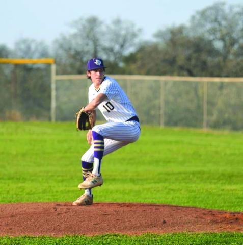 Lane Miller on the mound