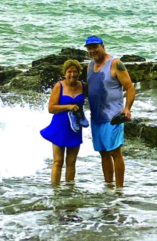 Sue Ransom with her son Shane Ransom