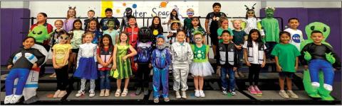 All SSES first graders present for the evening performance - photo by Jessica Fuller